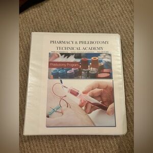 Phlebotomy Technical Academy Textbook Binder